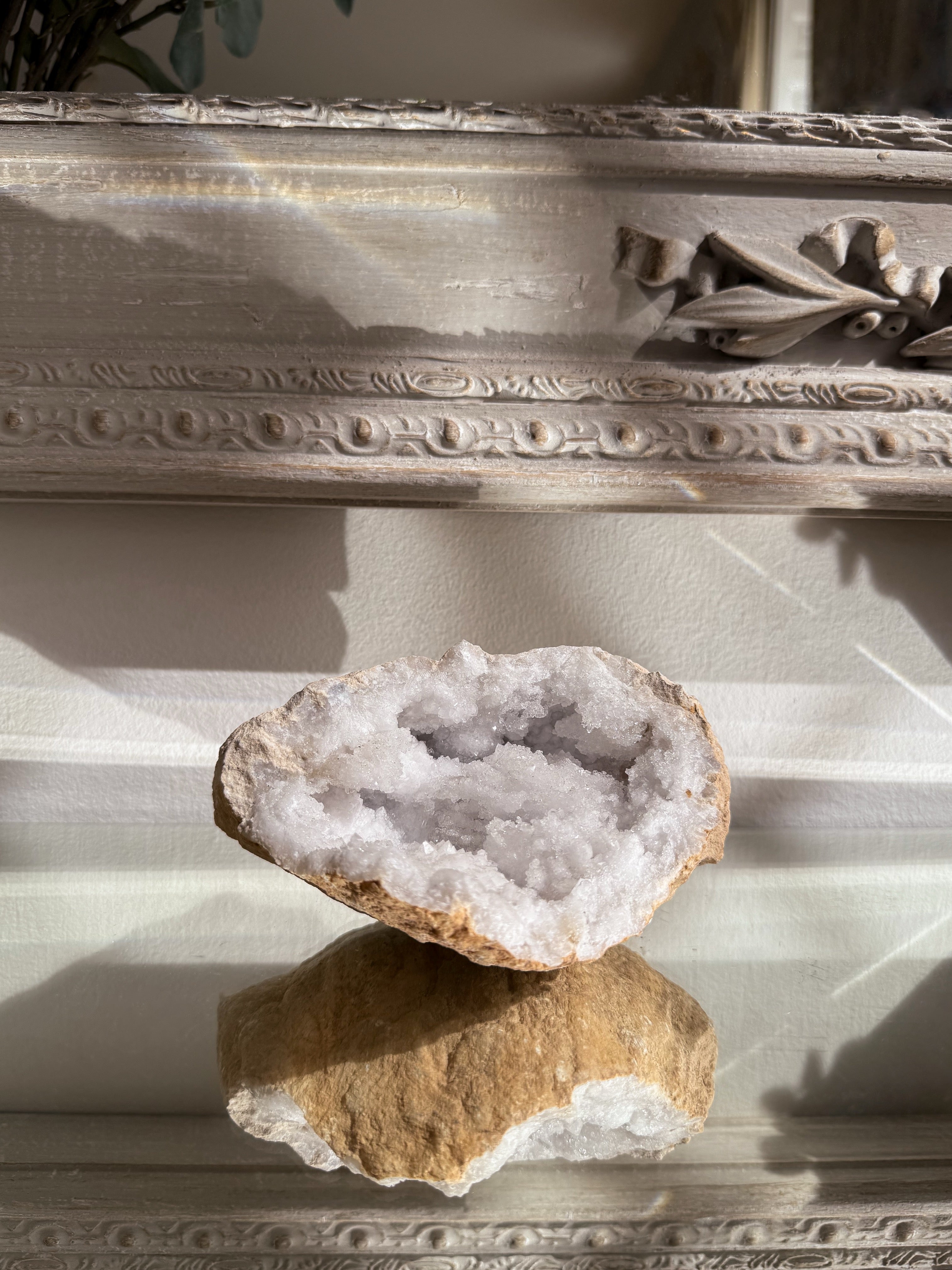White Quartz Geode