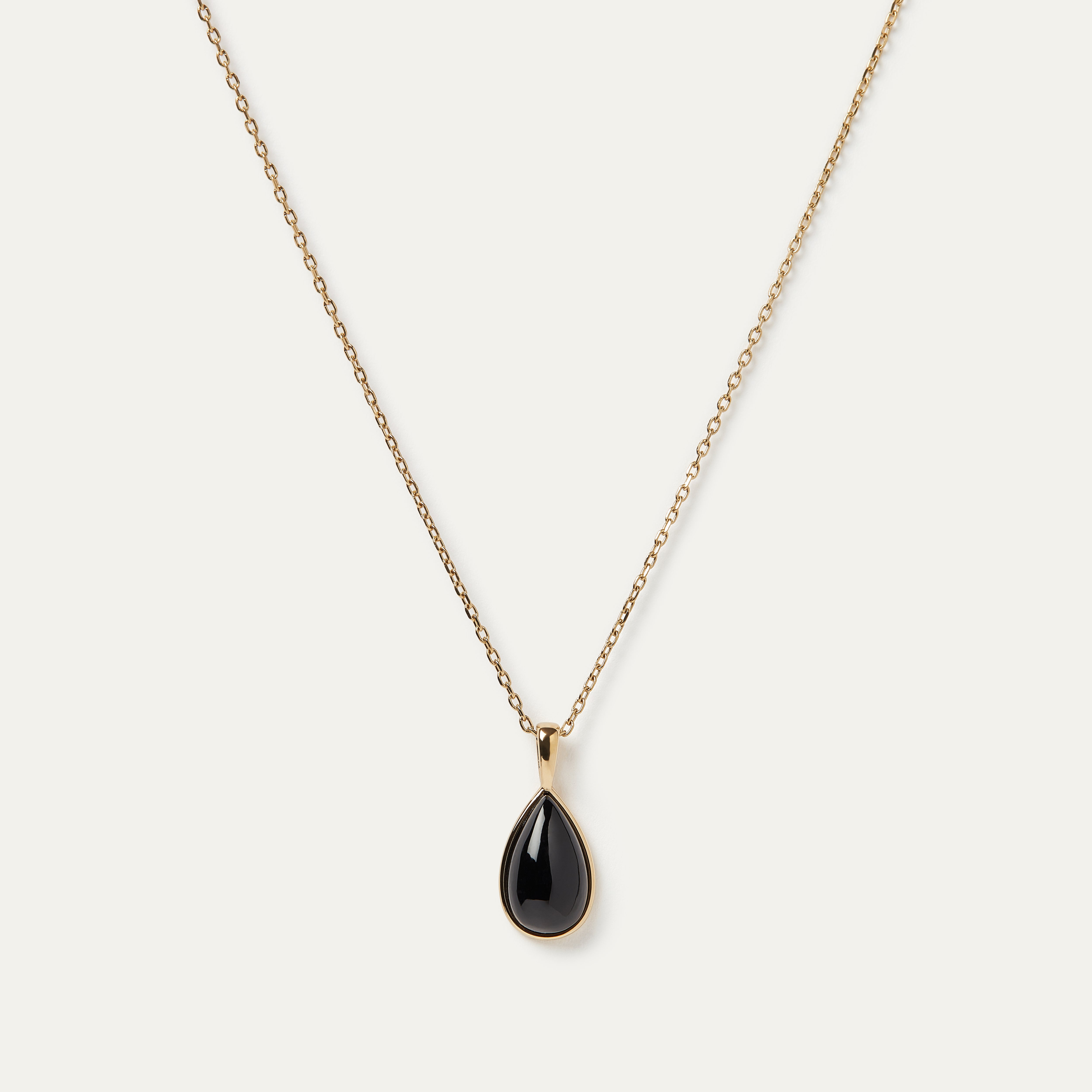 Black Tourmaline Pendant Necklace