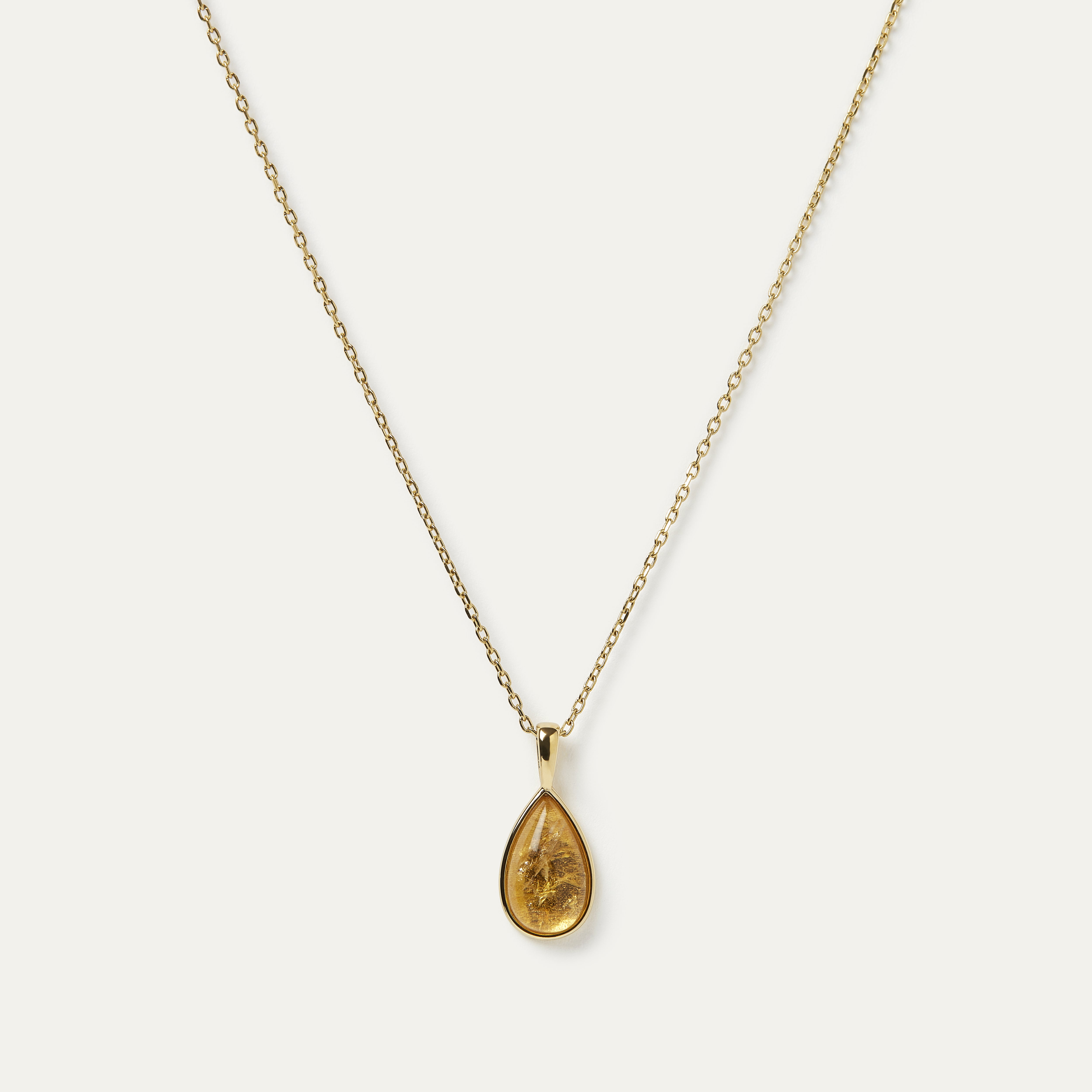 Citrine Pendant Necklace