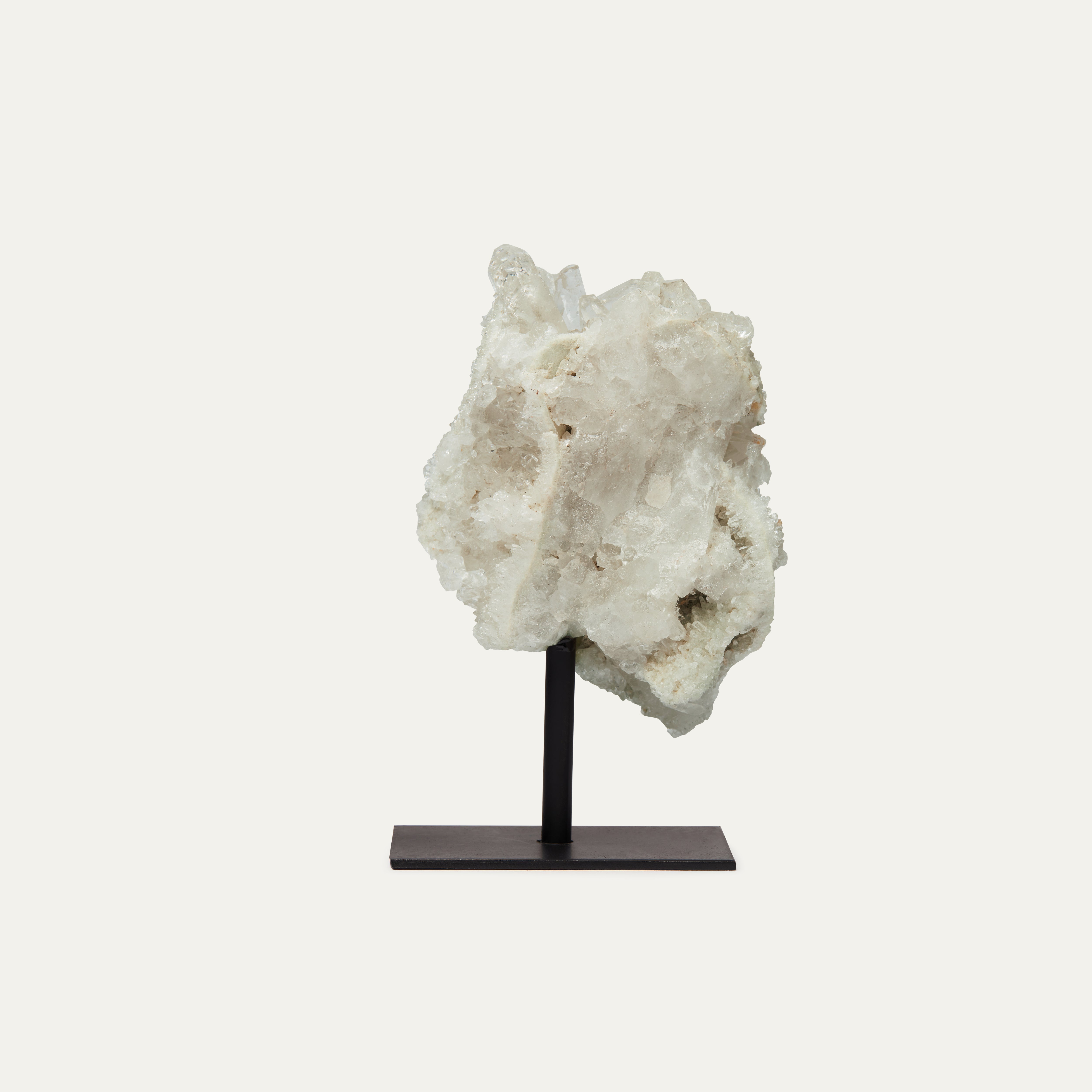 Clear Quartz Cluster on Stand