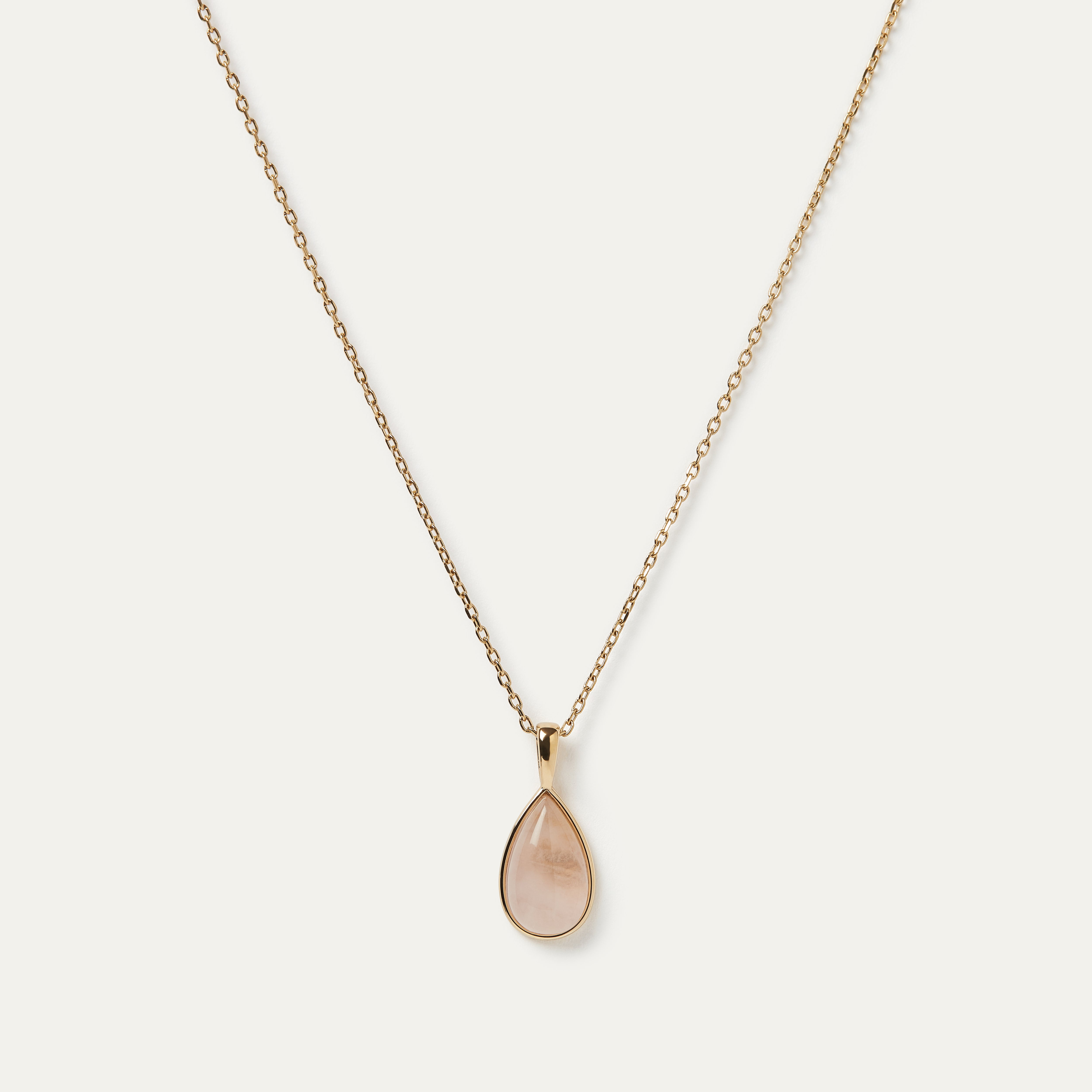 Rose Quartz Pendant Necklace
