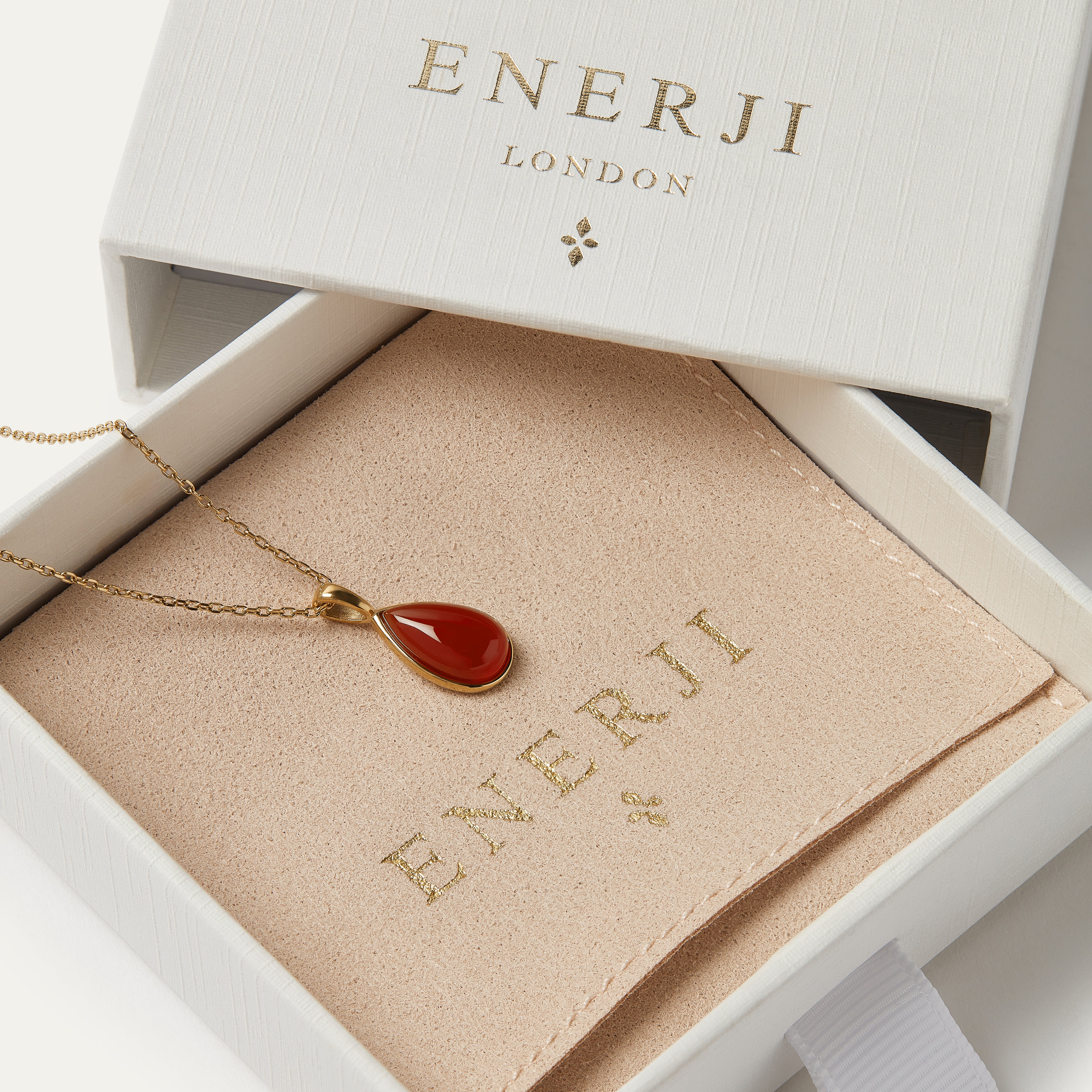 Carnelian Pendant Necklace