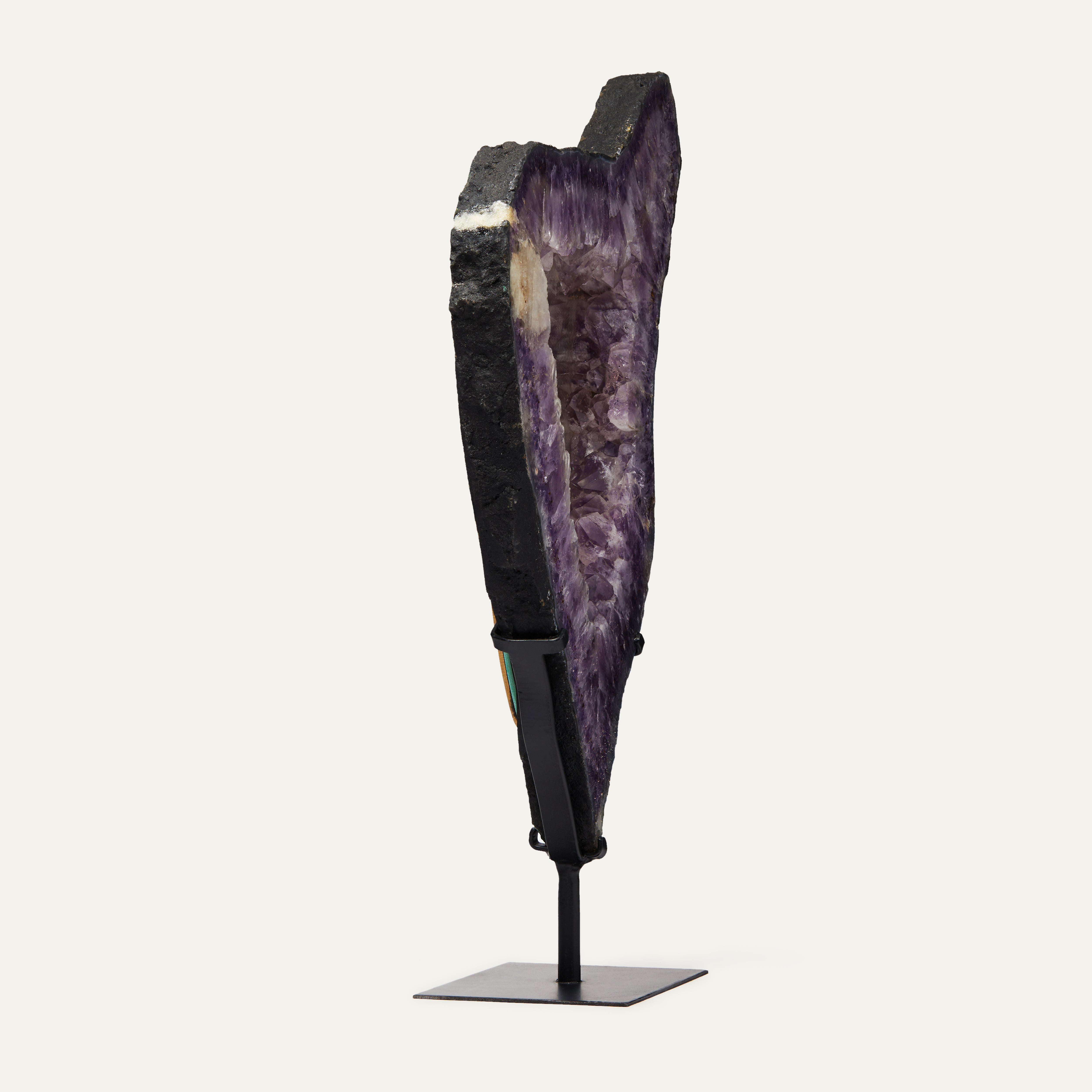 Amethyst Mirror on Stand