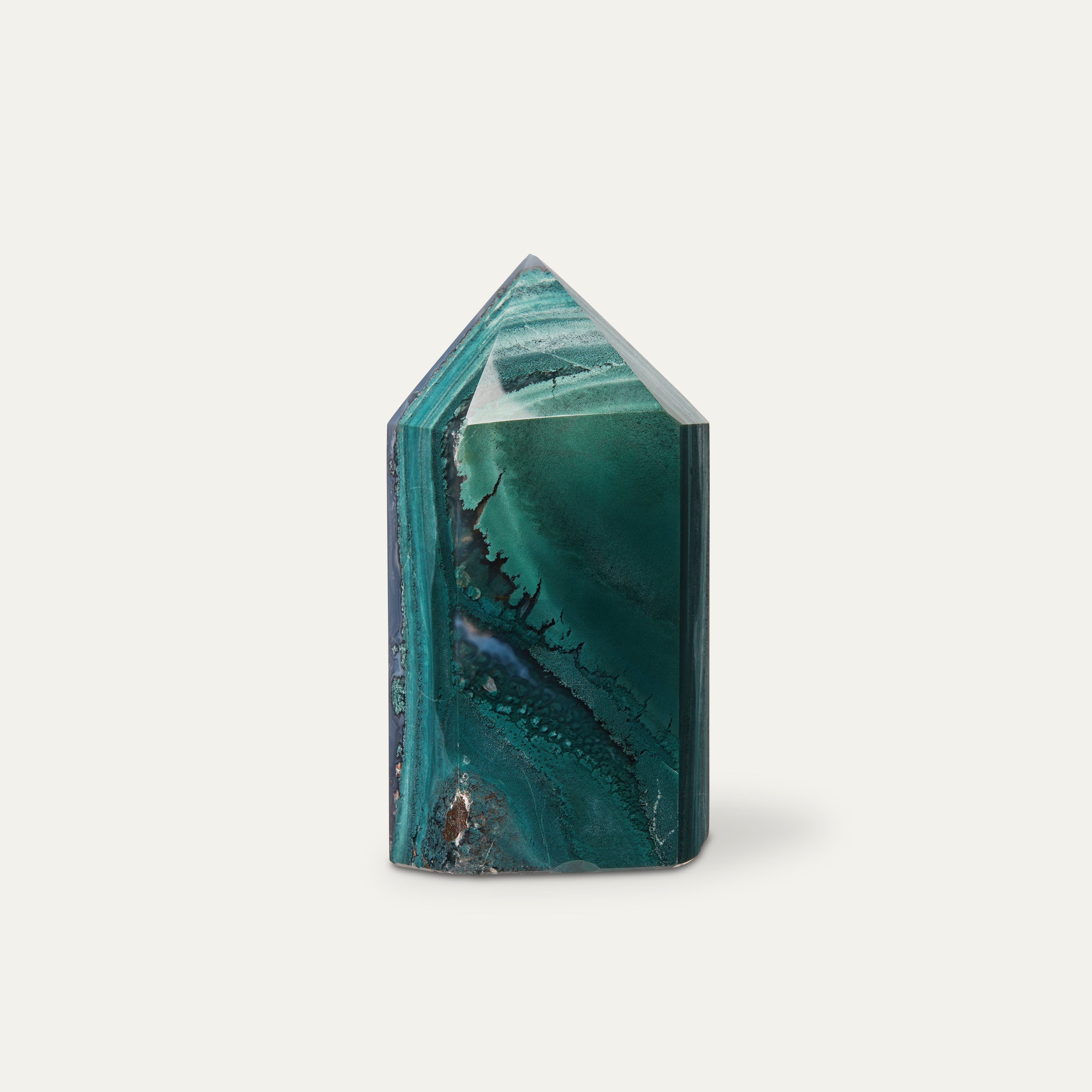 Amethyst & Green Agate Tower