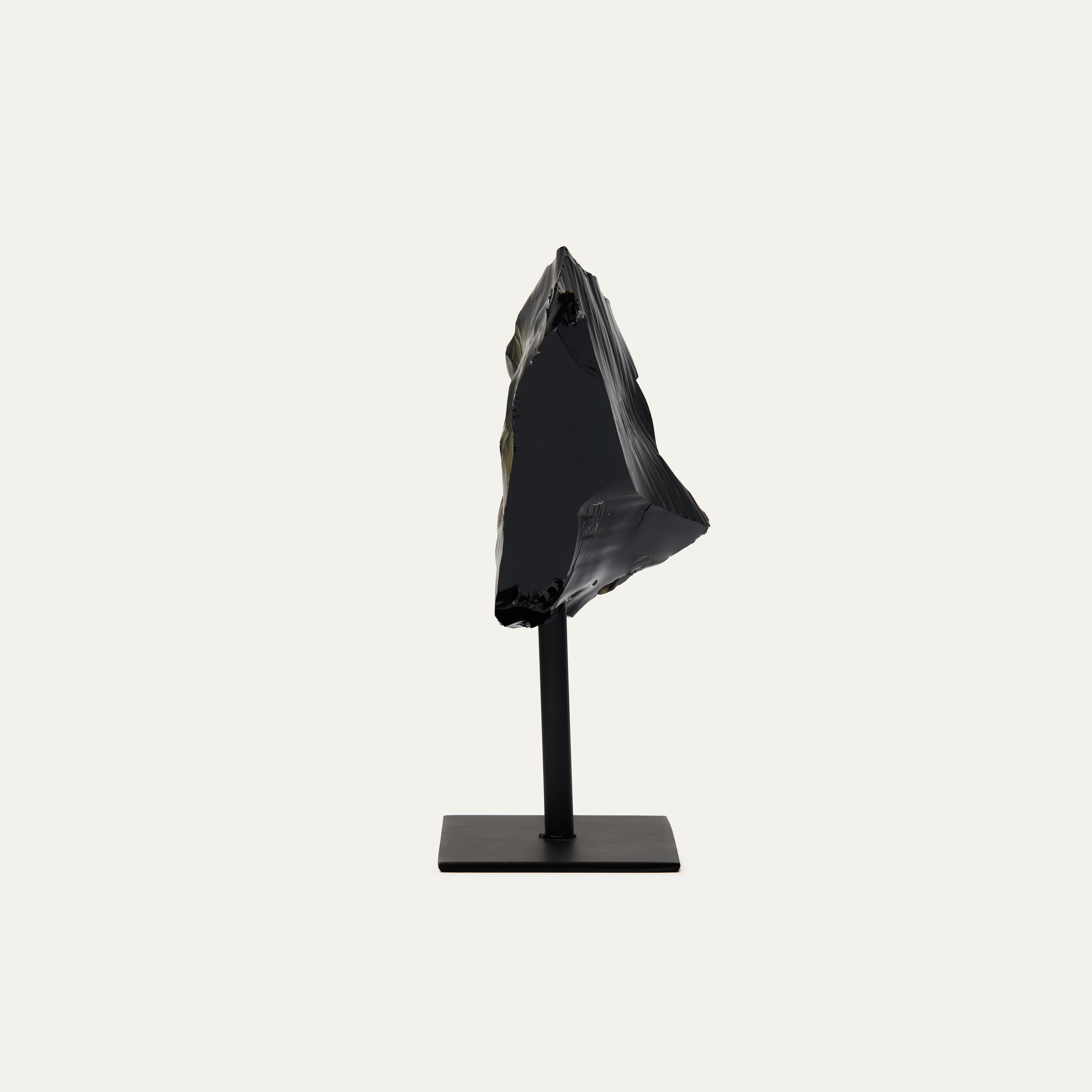 Protective Obsidian on Stand