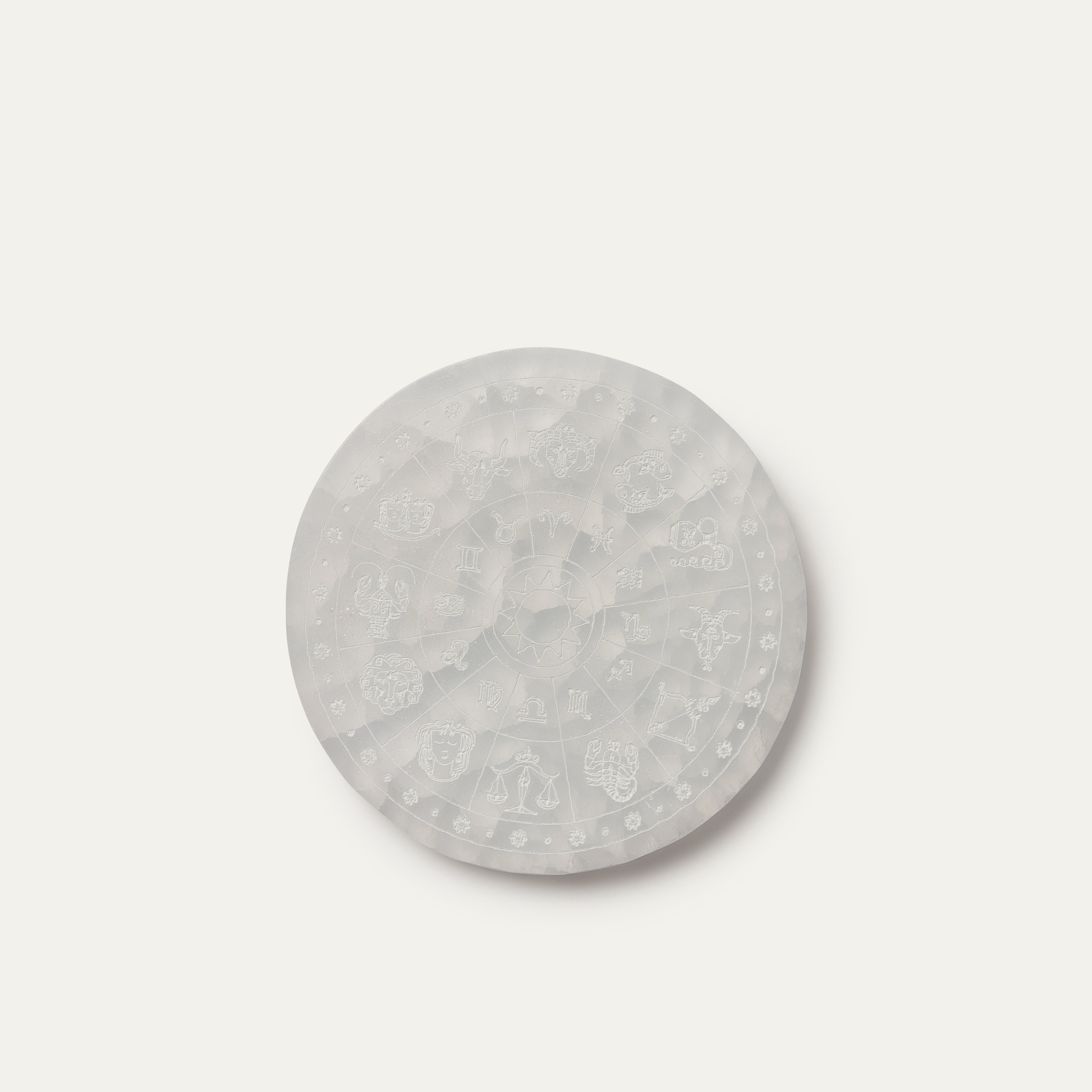 Zodiac Selenite Charging Plate
